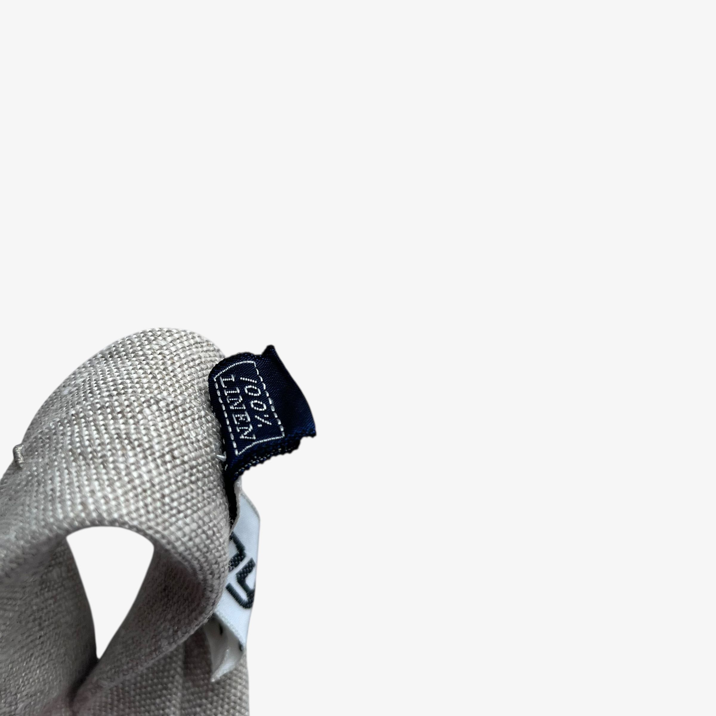 Ralph Lauren Vintage 70s Polo Ralph Lauren Grey Linen Tie Size ONE SIZE - 4 Thumbnail