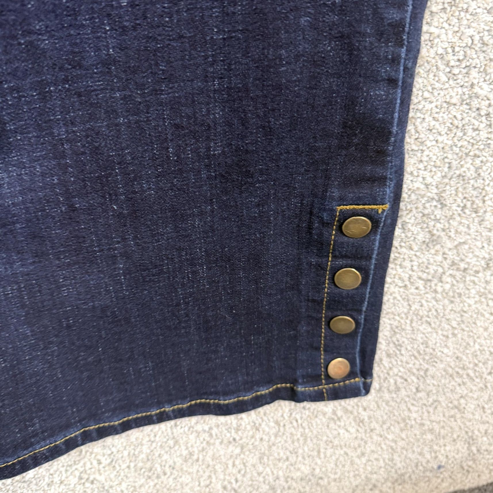 Lee Lee Bootcut Jeans Womens 30W Long Plus Blue Flex Motion Stretch Dark Denim Jeans Size 30" / US 8 / IT 44 - 5 Thumbnail