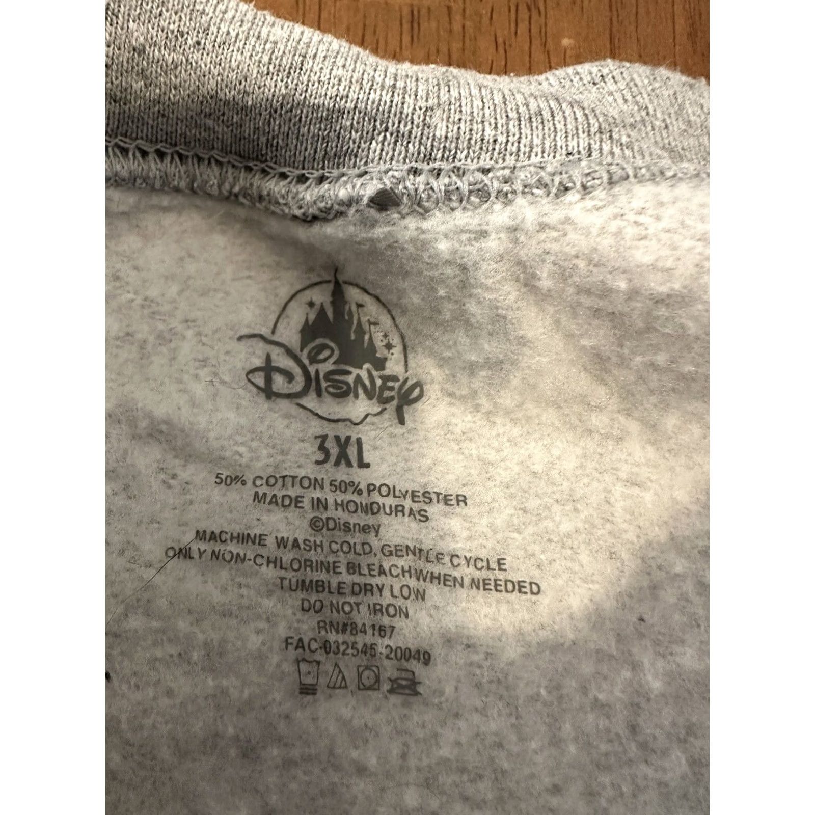 Disney Disney World 2020 Crewneck Sweatshirt Gray 3XL Mens Size US XXL / EU 58 / 5 - 3 Thumbnail