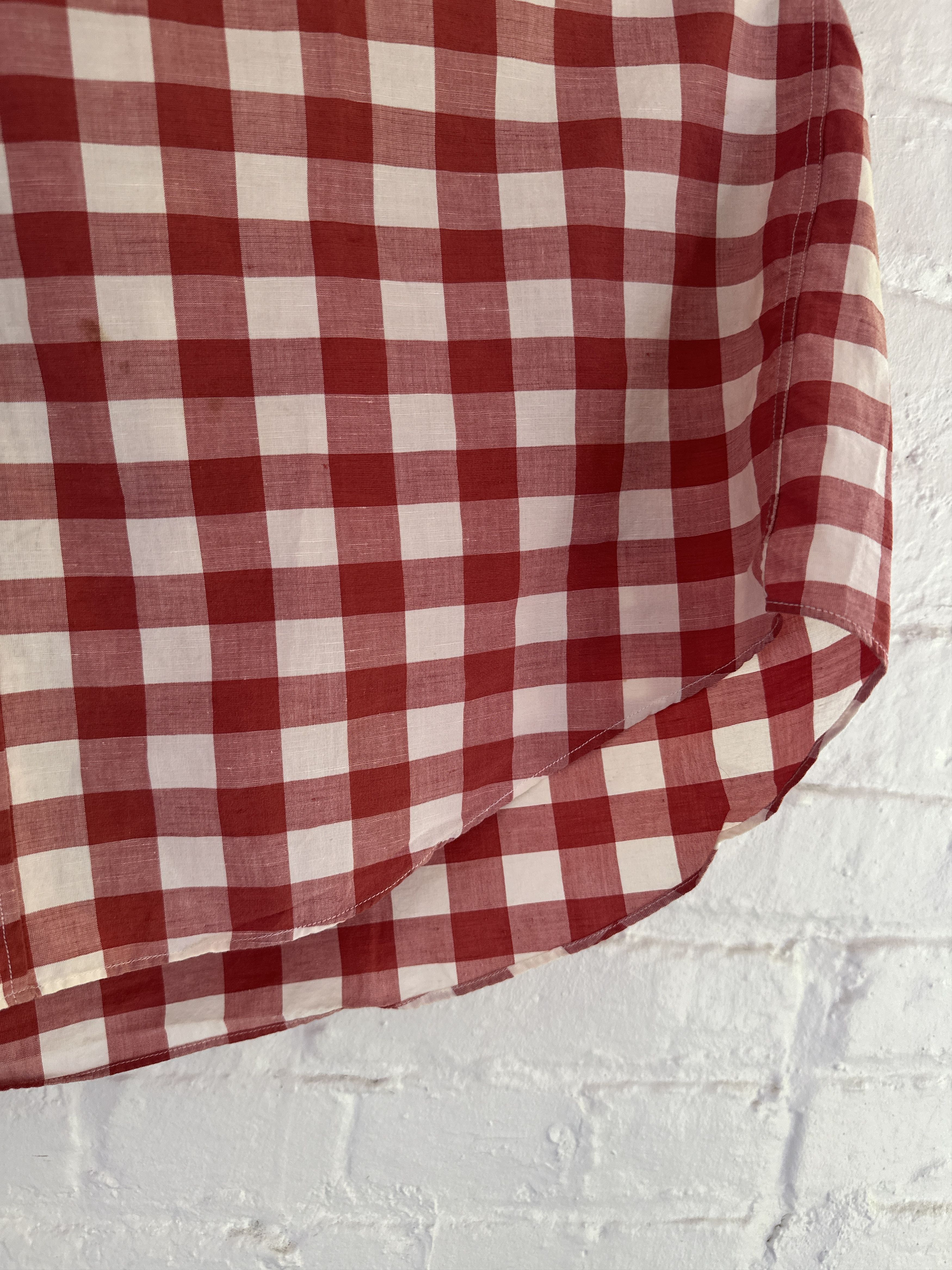 Acne Studios Acne Studios Oversized Checkered Short Sleeve Shirt Size US M / EU 48-50 / 2 - 4 Thumbnail