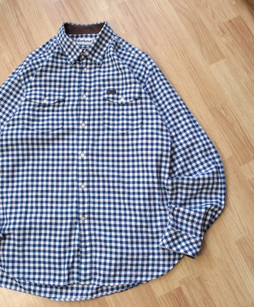 Barbour × Vintage 🔥 Barbour Long Sleeve Button Shirt Regular Fit Novacheck Size US XL / EU 56 / 4 - 1 Thumbnail