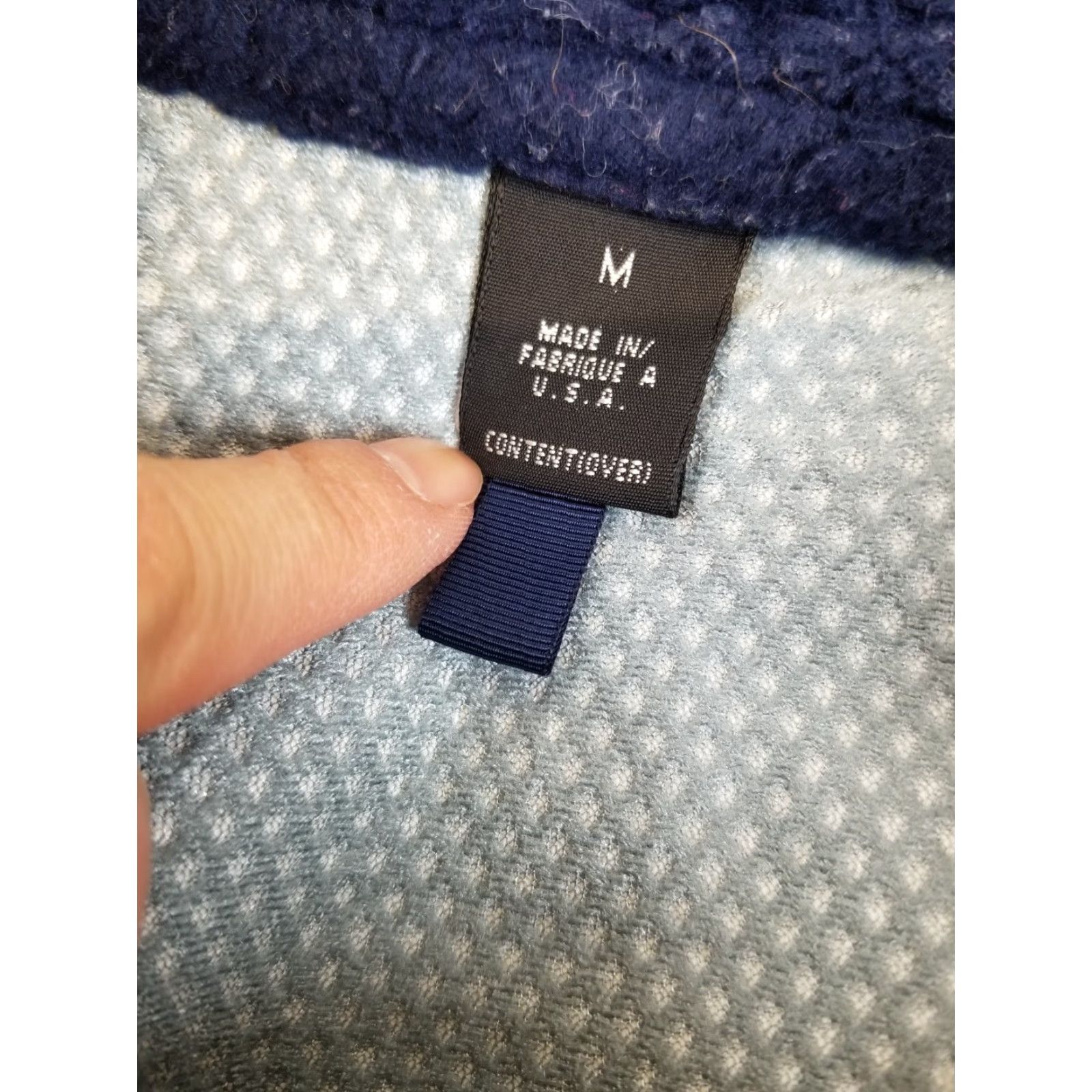 Patagonia VINTAGE Patagonia Retro-X Medium Pile Fleece Vest - Made in USA, Blue, Size M, 21-26 inch measurements, Pockets, Logo, Men Size US M / EU 48-50 / 2 - 5 Thumbnail