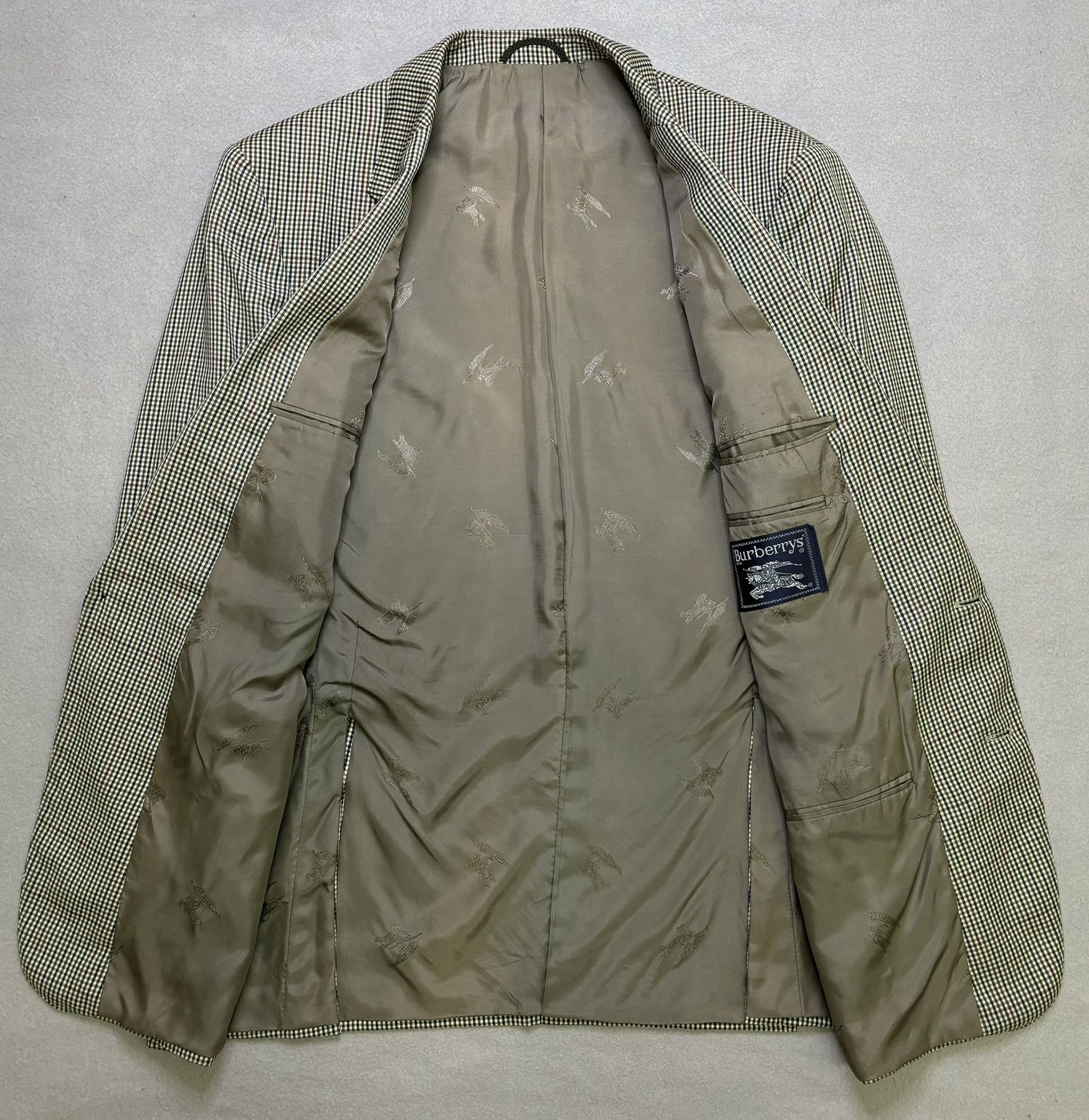 Burberry Burberrys Vintage Beige Blazer Size M/L Size 44R - 11 Thumbnail