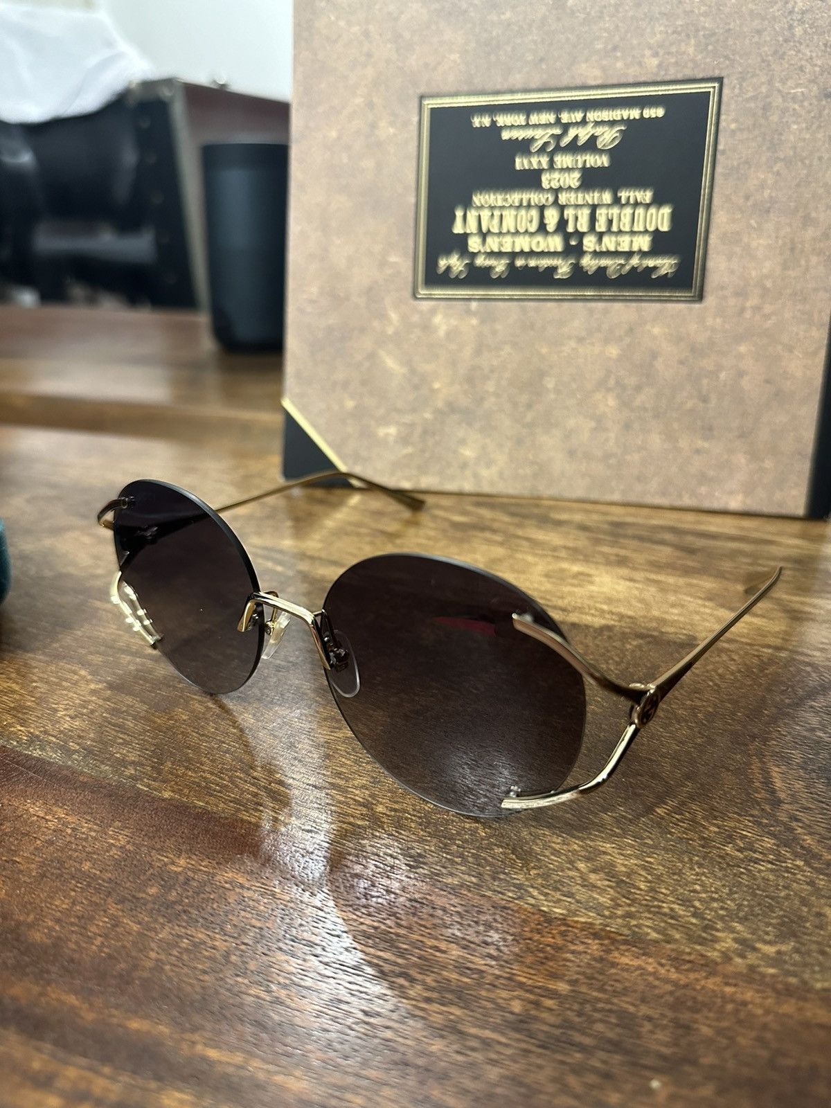 Gucci Gucci Rimless Sunglasses Size ONE SIZE - 4 Thumbnail