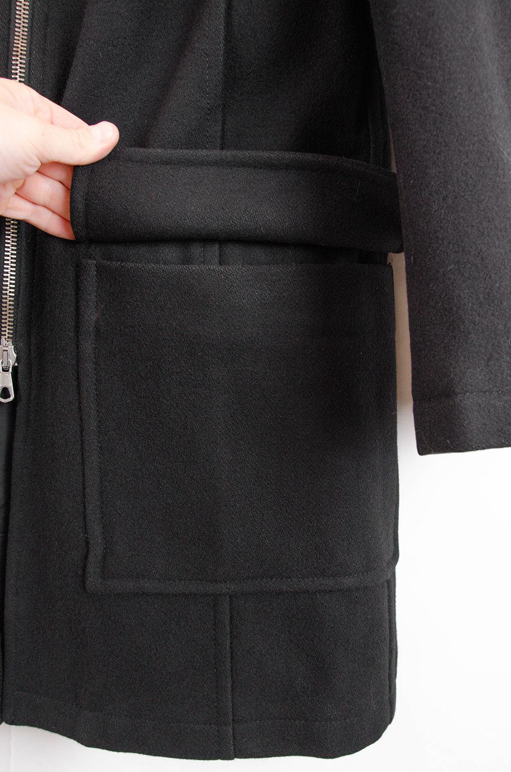 Dsquared2 Dsquared2 Italian Wool Long Coat Black IT48 Size US M / EU 48-50 / 2 - 8 Thumbnail