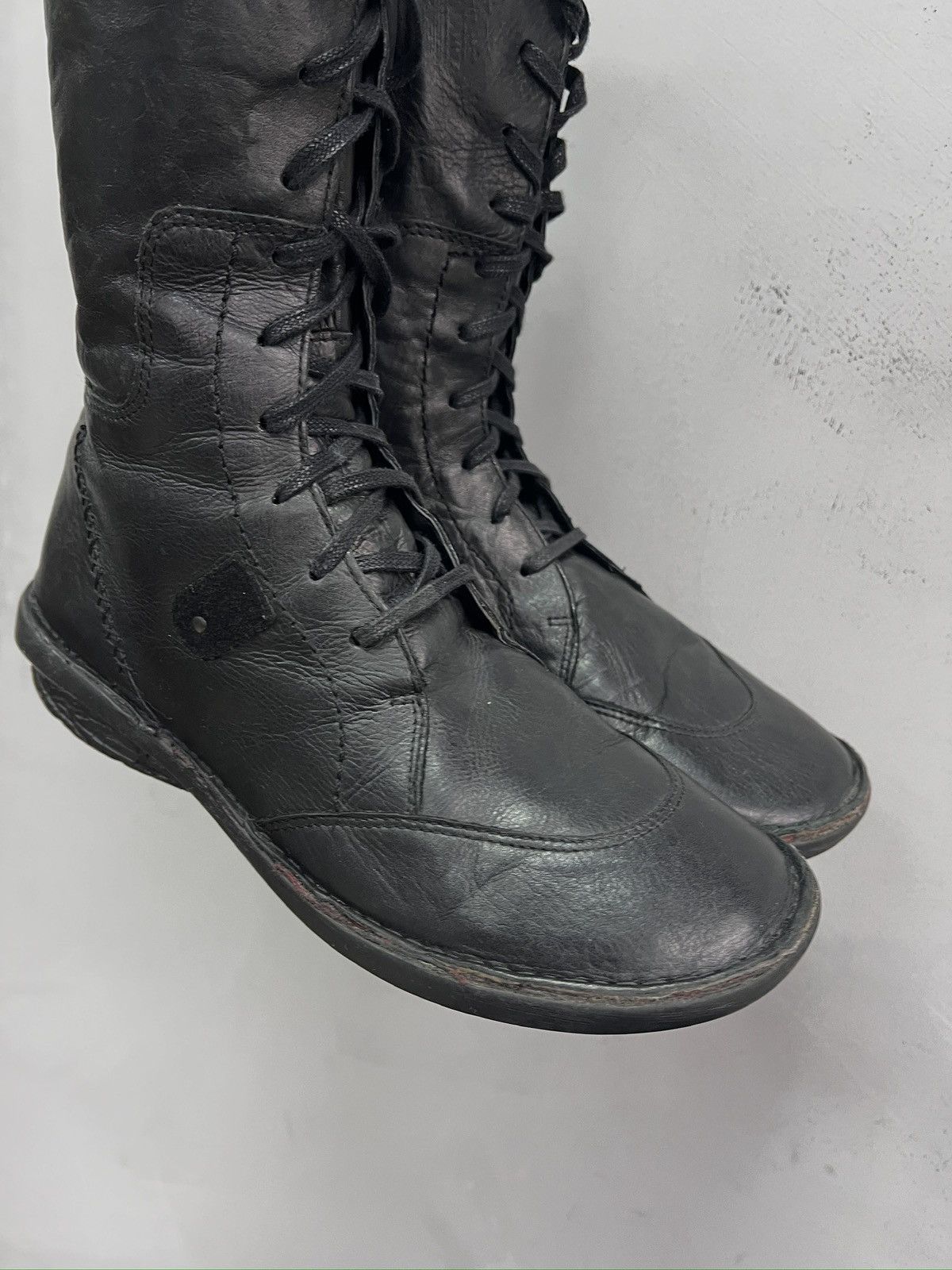 Other Ann demeulemeester style leather moto boots archive 2000s Size US 8 / EU 41 - 3 Thumbnail