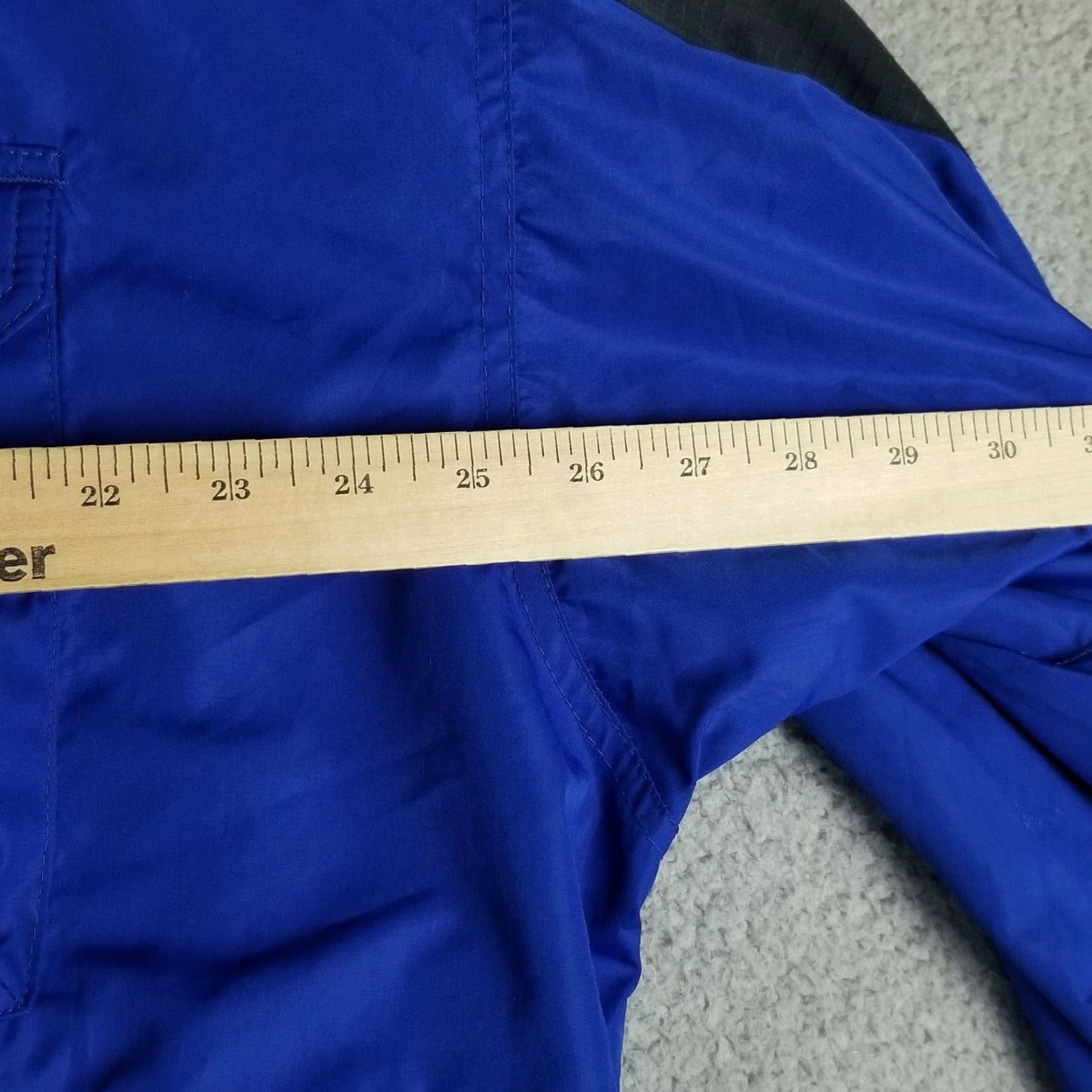 KangaROOS Columbia Anorak Jacket Men Large Blue Black Windbreaker Hooded Vintage Kangaroo Size US L / EU 52-54 / 3 - 6 Thumbnail