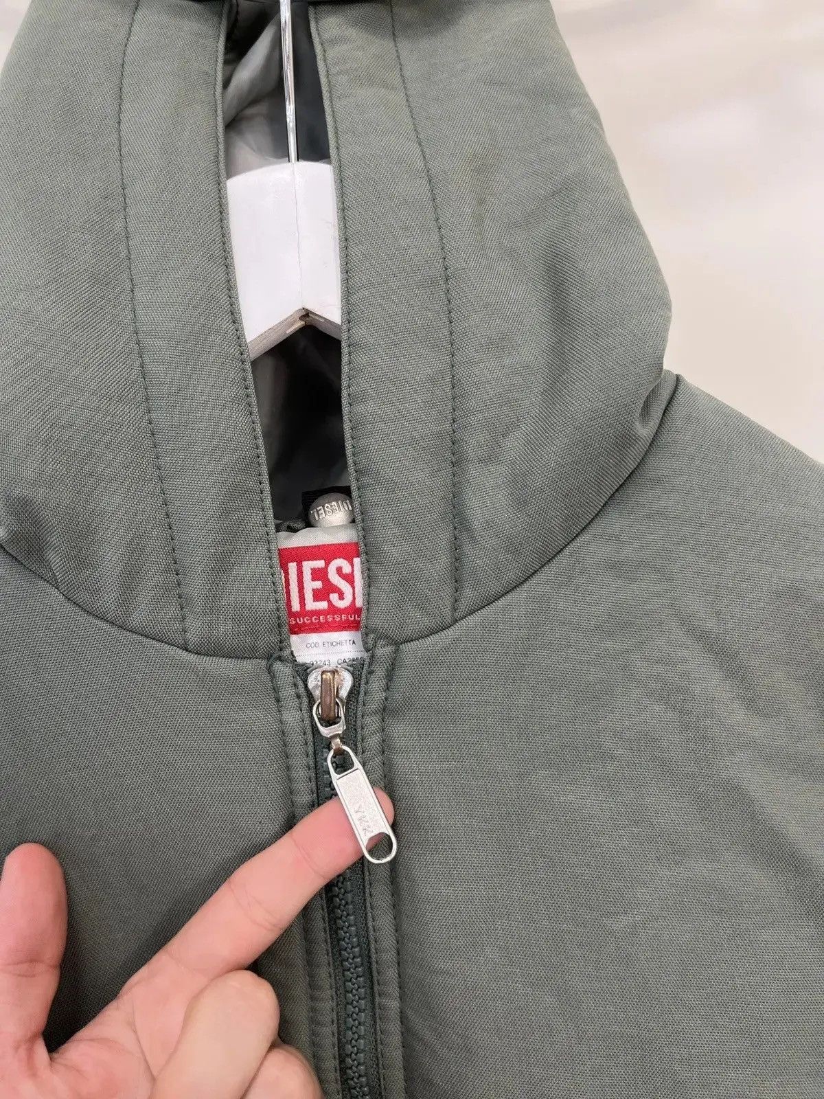 Diesel × Vintage Vintage Diesel Women's Y2K Hype Avant Garde Japanese Jacket Size L / US 10 / IT 46 - 7 Thumbnail