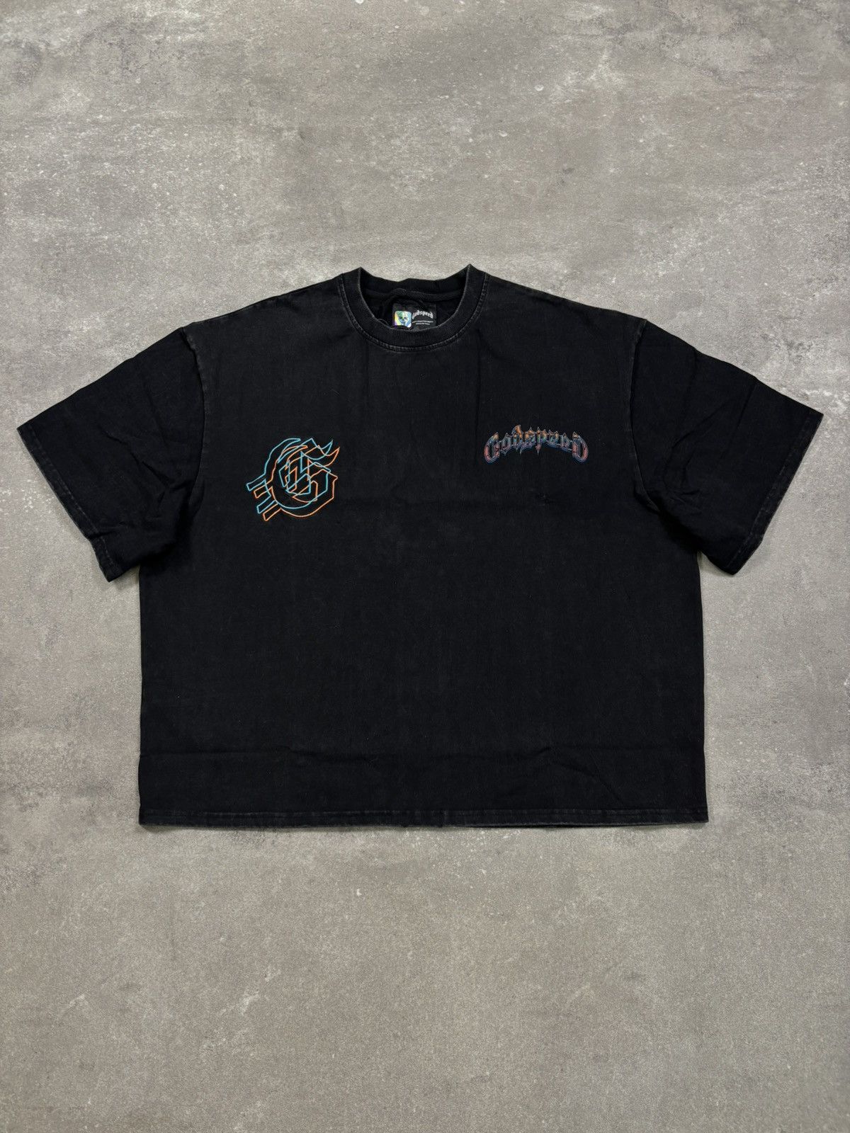 Godspeed Godspeed Natural Disaster Tee, Washed Black Size US S / EU 44-46 / 1 - 2 Thumbnail