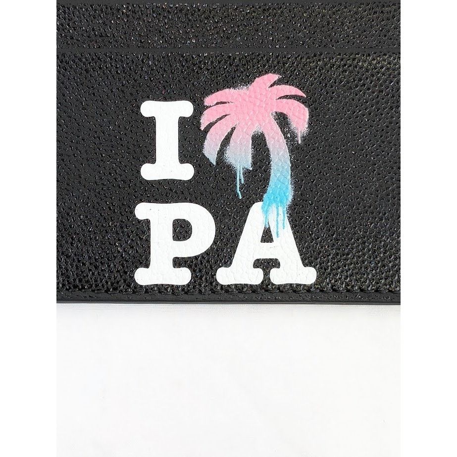 Palm Angels o1rshd1 Q: 5 / Size: OS / I Love PA Card Holder in Black Size ONE SIZE - 3 Thumbnail