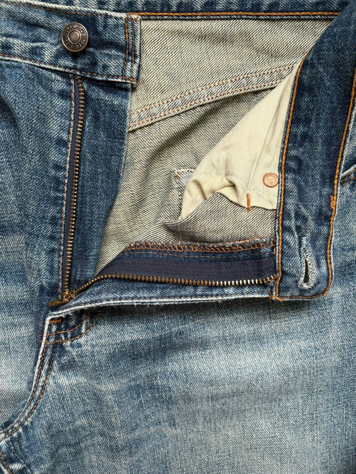 Levi's Vintage 90s Levis 512 Mud Wash Distressed Loose Baggy Jeans Size US 30 / EU 46 - 9 Thumbnail