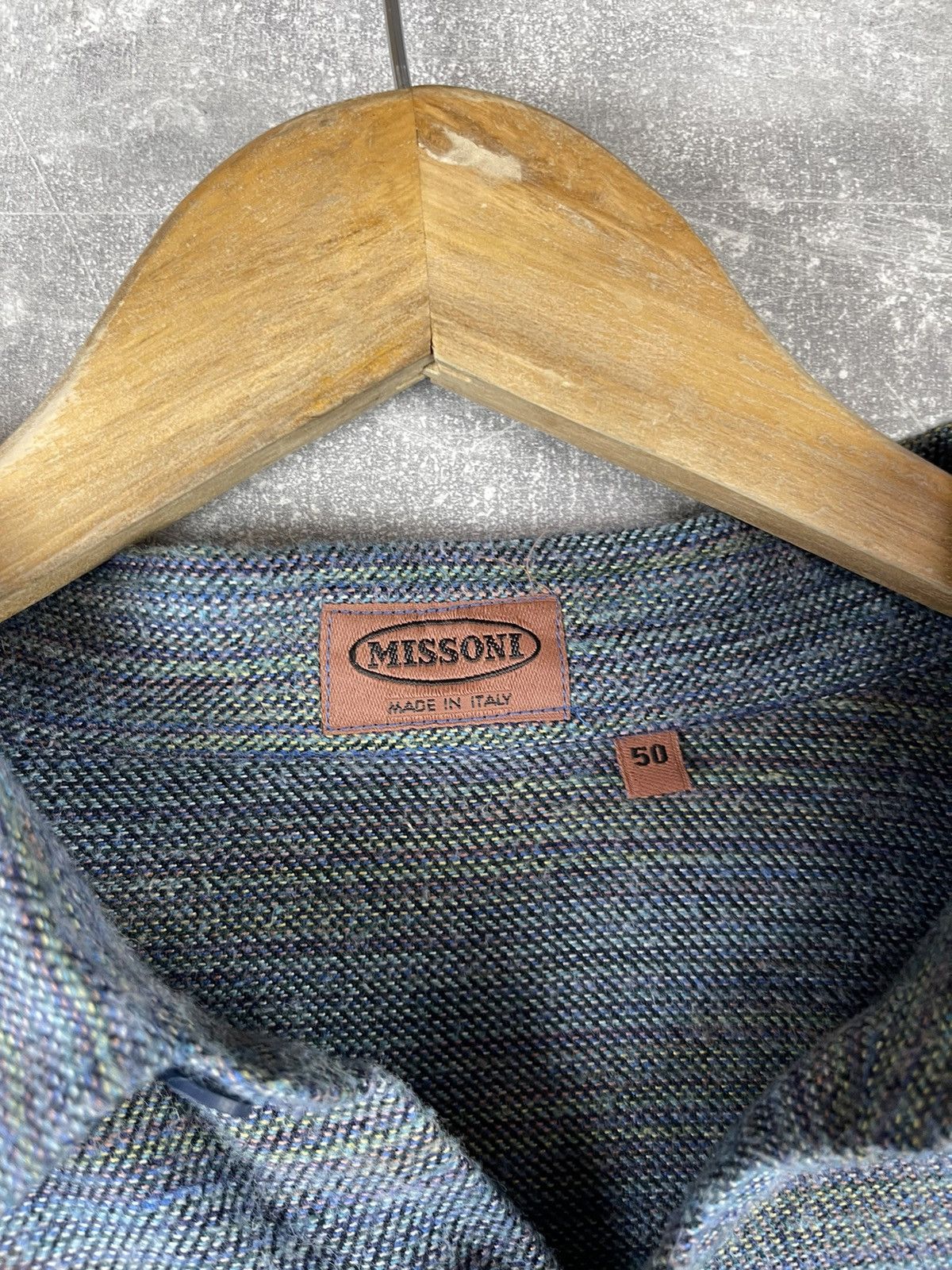 Missoni × Vintage Vintage Missoni Cotton Flanel Shirt Made in Italy Size US M / EU 48-50 / 2 - 7 Thumbnail