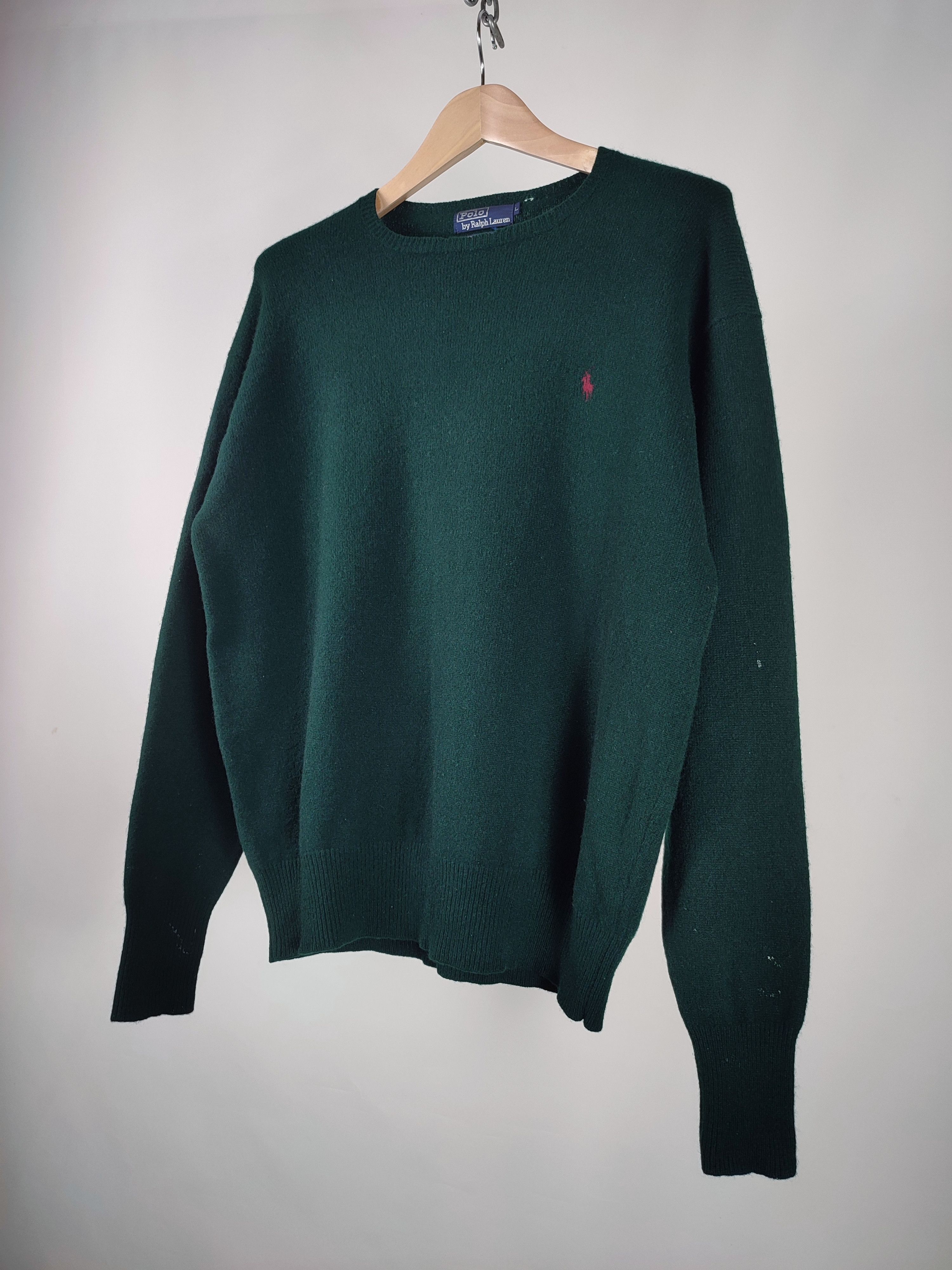 Polo Ralph Lauren Vintage Polo Ralph Lambswool Paint Soft Sweater Size US L / EU 52-54 / 3 - 2 Thumbnail
