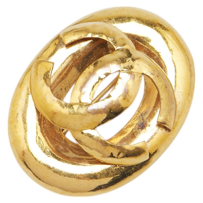 Chanel Chanel Chanel Coco Mark Brooch Metal Brooch Size ONE SIZE - 1 Thumbnail