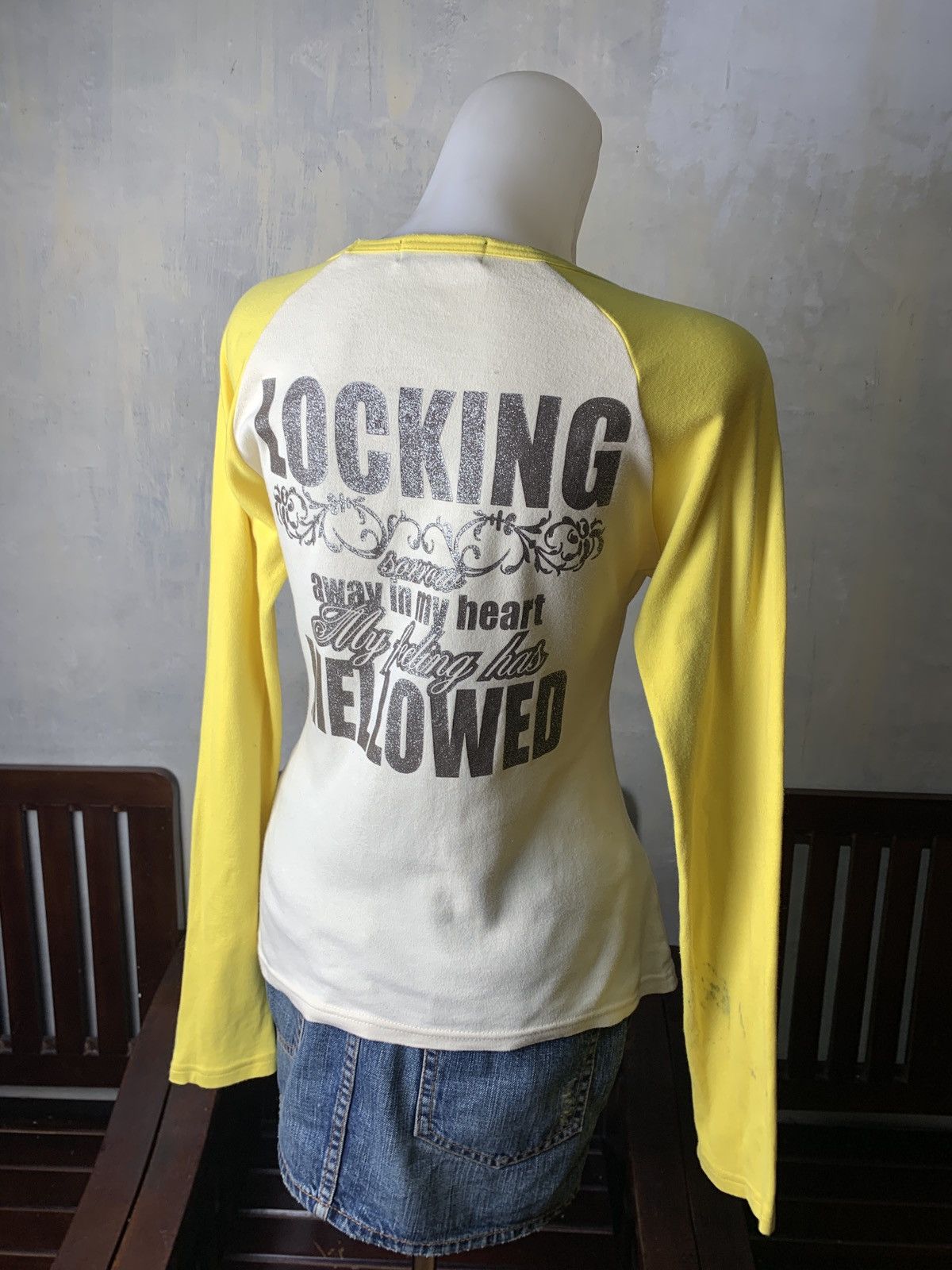 Hysteric Glamour y2k Crazy Girl Japan Girl Graphic Quotes Longsleeve Top Size M / US 6-8 / IT 42-44 - 3 Thumbnail