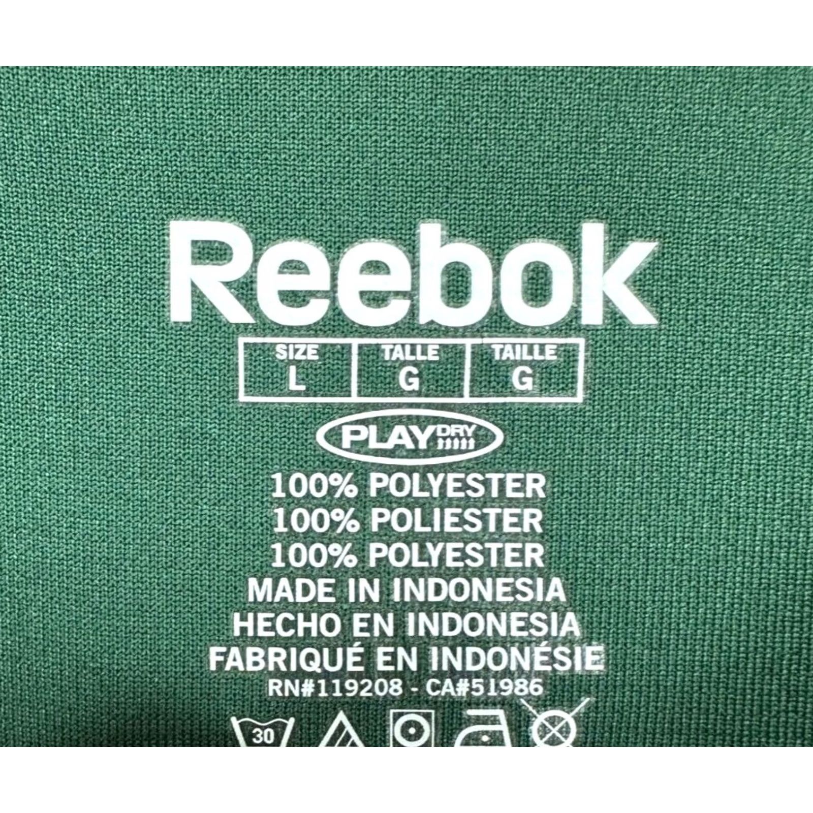 Reebok VINTAGE Green Bay Packers Polo Shirt Mens Large Reebok NFL Polo Shirt Football University Outdoor Athletic Short Sleeve Green Size US L / EU 52-54 / 3 - 4 Thumbnail