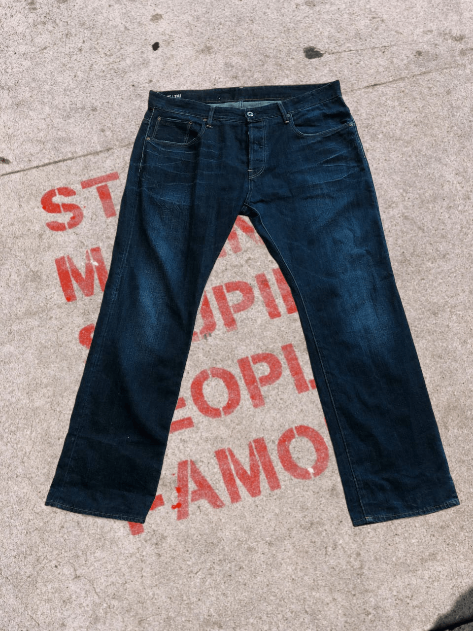 G-Star G STAR 3301 LOOSE FIT Vintage Wash Jeans W38 L32 Size US 38 / EU 54 - 1 Thumbnail