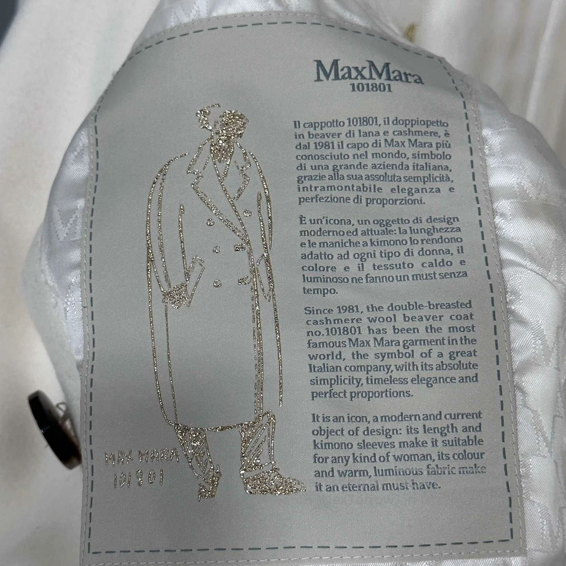 Other maxmara white coat with double-breasted design. Size US S / EU 44-46 / 1 - 6 Thumbnail