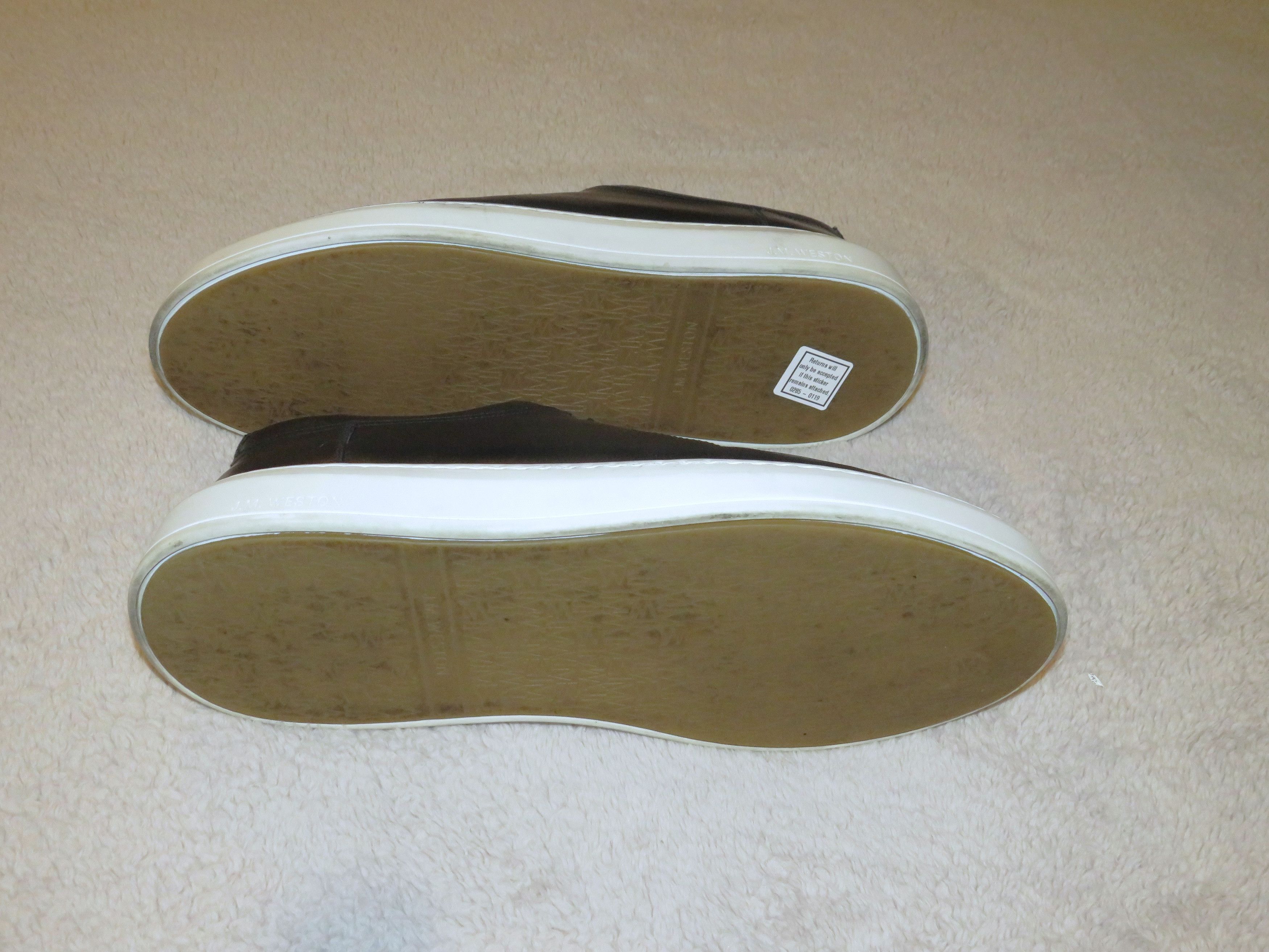 J.M. Weston Black Calf Leather On the Hunt Dress Sneaker 11 Size US 11 / EU 44 - 9 Thumbnail