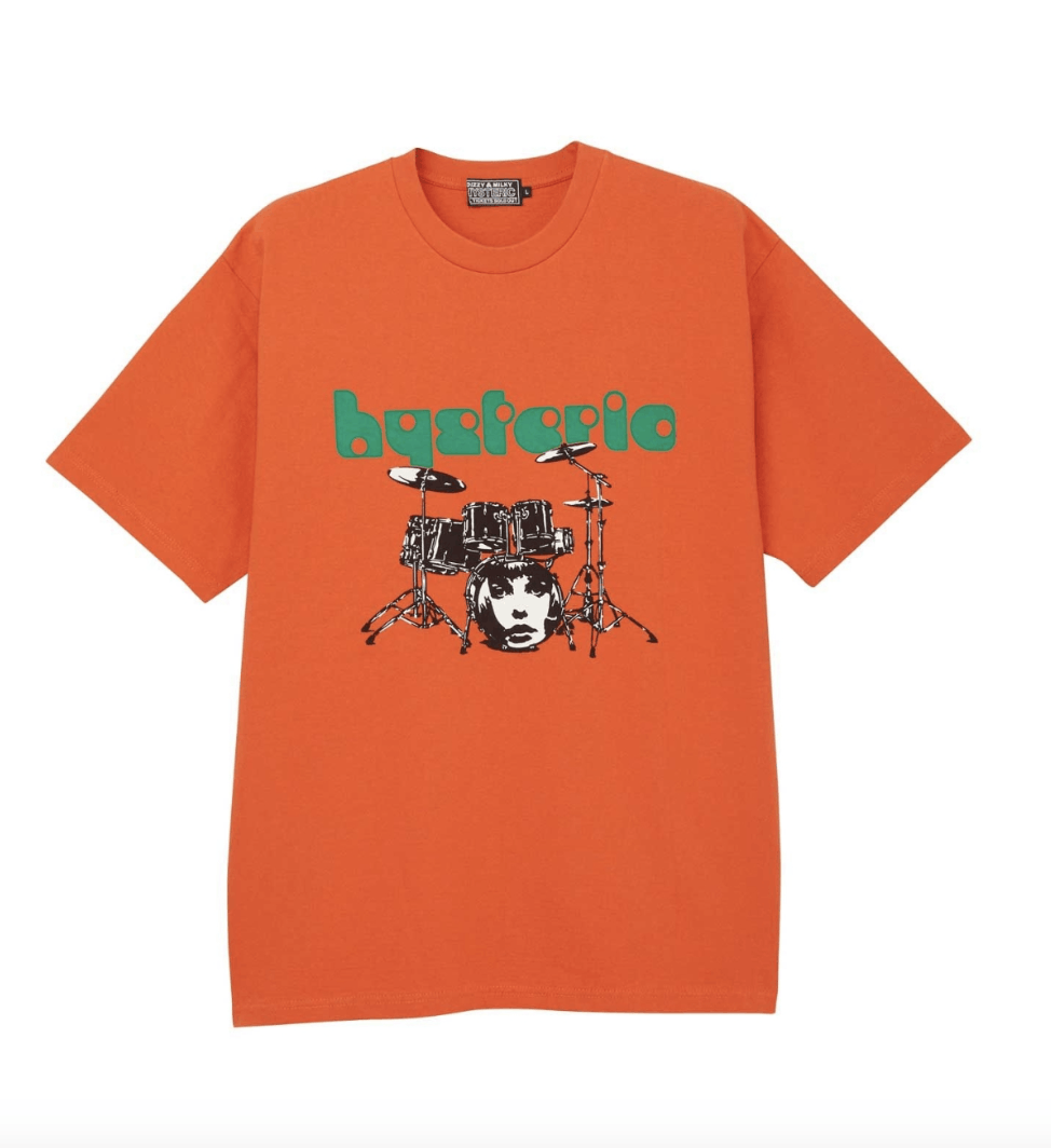 Hysteric Glamour Hysteric Glamour drum kit t-shirt Size US L / EU 52-54 / 3 - 1 Thumbnail