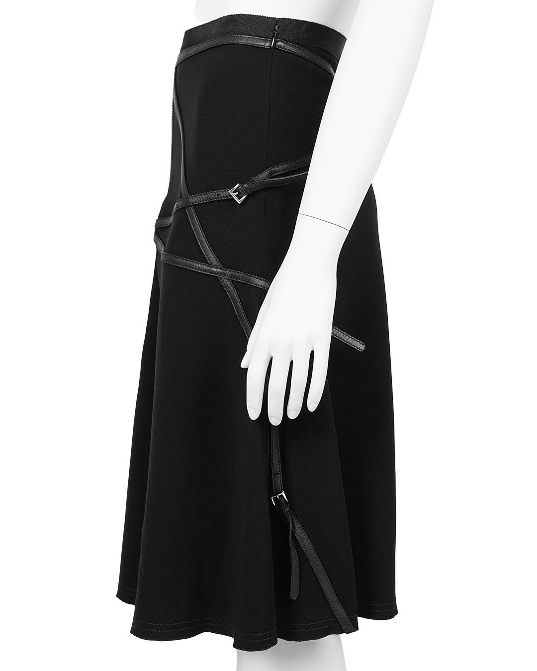Prada Prada Viscose Mid Length Skirt Size 28" / US 6 / IT 42 - 4 Thumbnail