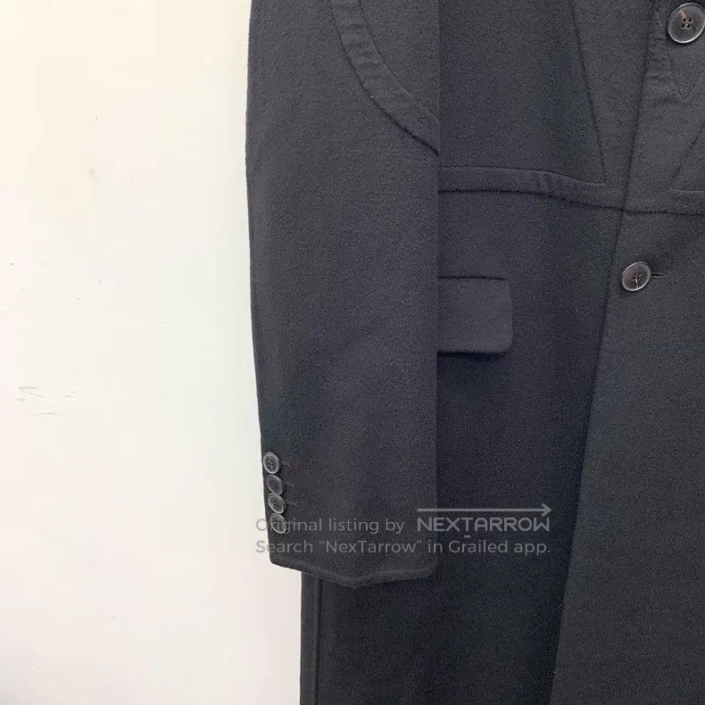 Valentino Valentino Black sheep wool lapel single-breasted long-slee Size M / US 6-8 / IT 42-44 - 4 Thumbnail