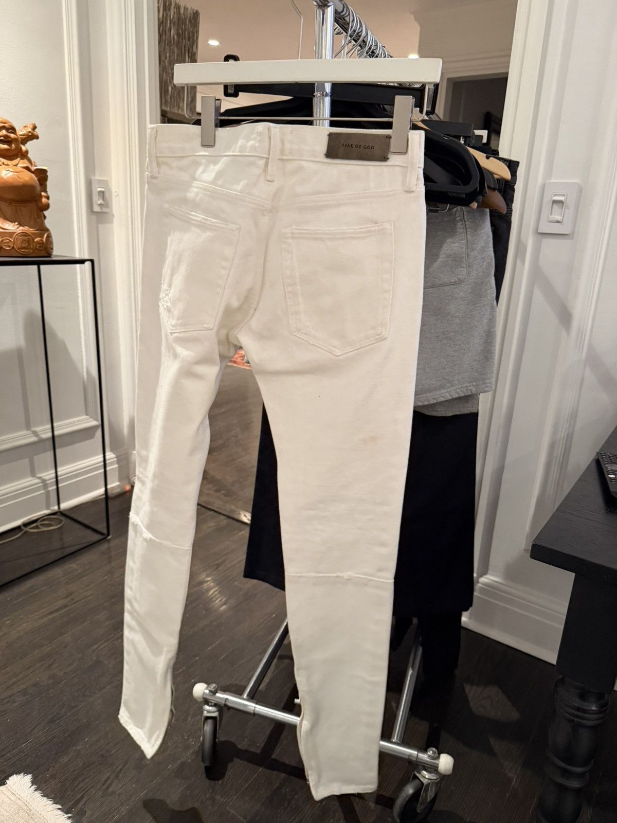 Fear of God Fear of God 2015-2016 White Denim Size US 31 - 2 Thumbnail