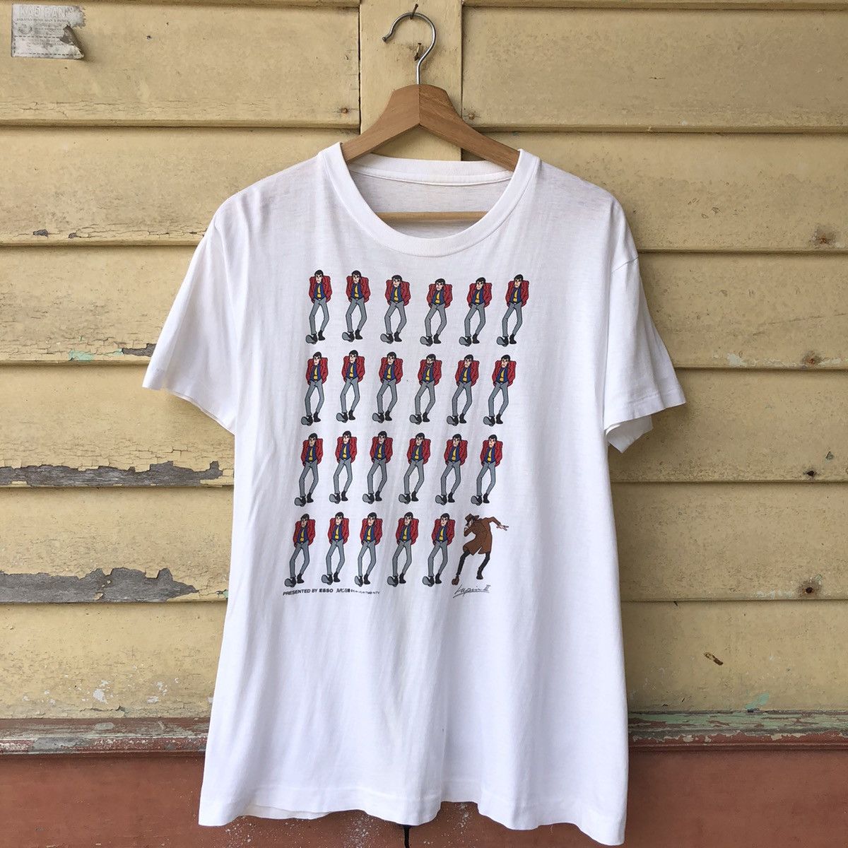 Anime Vintage 90s Lupin III Presented By Esso Tshirt Size US L / EU 52-54 / 3 - 1 Thumbnail