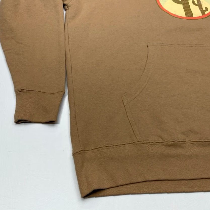 Vintage VINTAGE Independent Trading Co. Hoodie Sweatshirt Mens 2XL Brown Tortilla Flat Fleece Size US XXL / EU 58 / 5 - 3 Thumbnail
