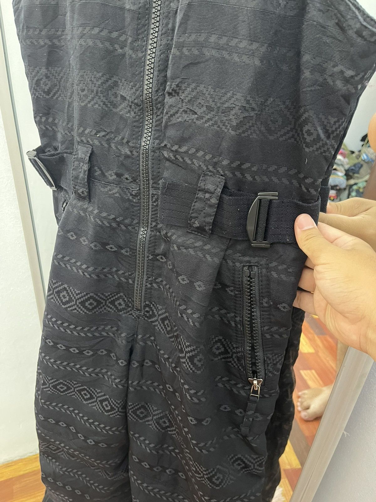 Gear for Sports Lafont Italy Jacquard Ski Bib Overalls Women Black Size 30" / US 8 / IT 44 - 5 Thumbnail