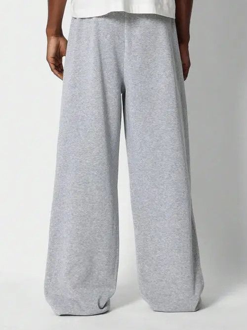 Japanese Brand Grey loose fit sweatpants baggy Wide Leg Size US 30 / EU 46 - 4 Thumbnail