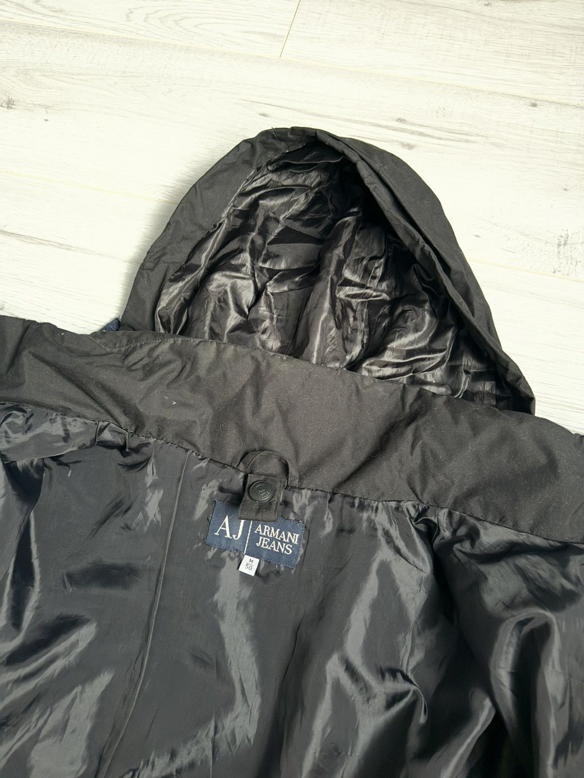 Armani × Vintage Vintage Armani rain jacket nylons coat Size US M / EU 48-50 / 2 - 8 Thumbnail
