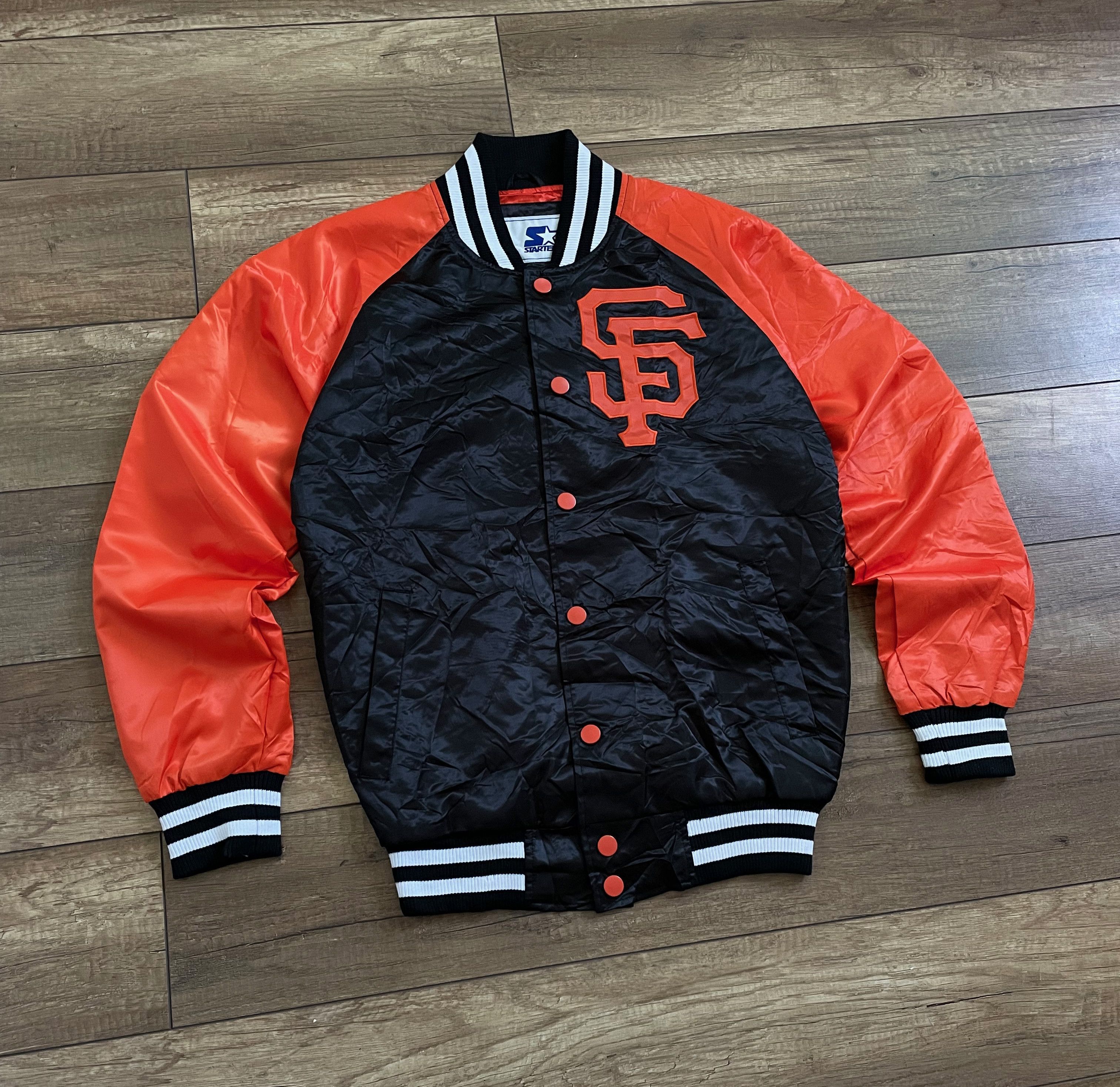 Starter Vintage Starter MLB San Francisco Giants Nylon Bomber Jacket Size US S / EU 44-46 / 1 - 6 Thumbnail