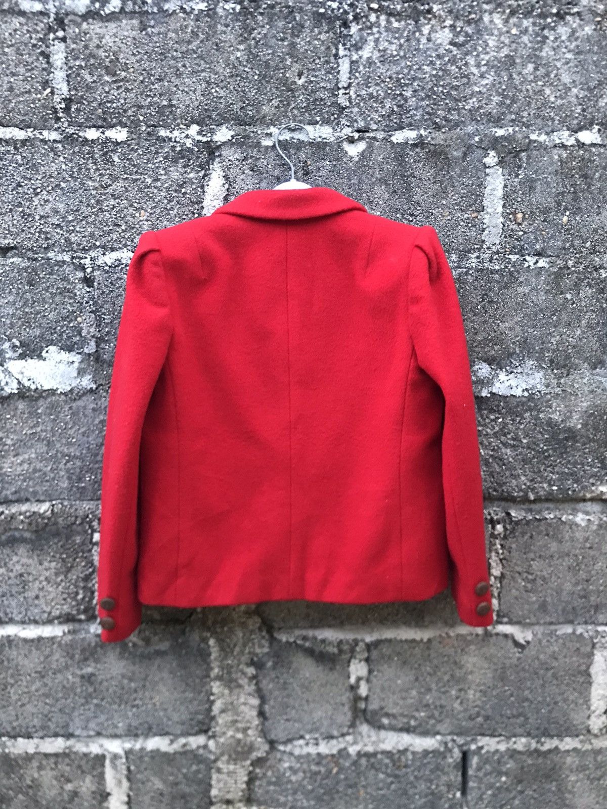 Designer × Japanese Brand × Vintage ⚡️Vintage J.b Pumpkin Wool Double Breasted Cropped Coat Size S / US 4 / IT 40 - 12 Thumbnail