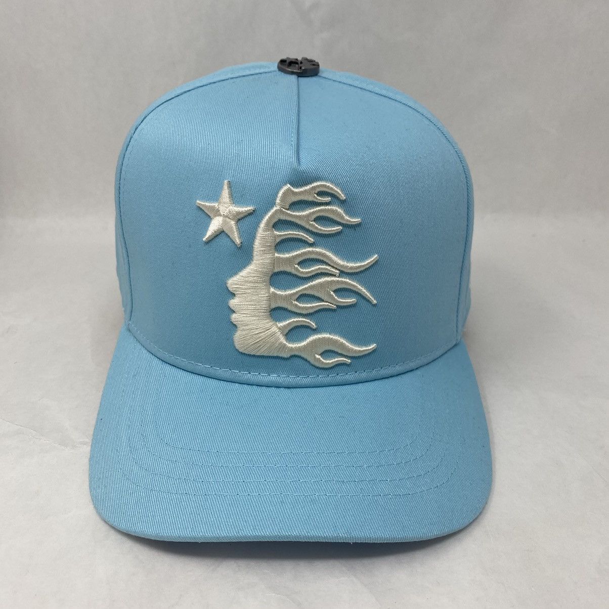 希少 海外限定 HELLSTAR OG BLUE SNAP BACK CAP HELLSTAR Hellstar OG Logo Snapback Baby Blue Hat | Grailed
