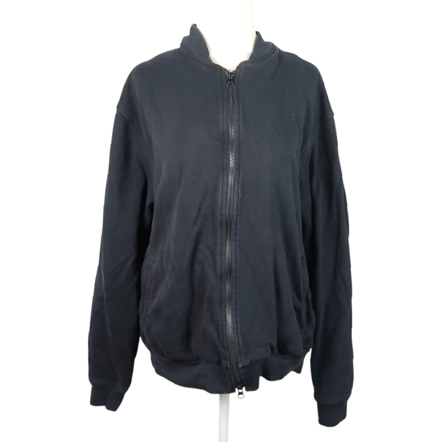 Everlane Everlane Black Zip Front Bomber Sweatshirt Jacket Mens Medium Size US M / EU 48-50 / 2 - 2 Thumbnail