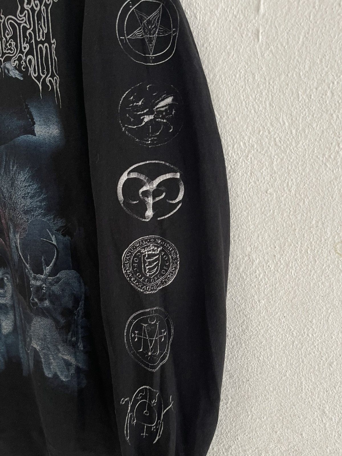 Band Tees Vintage Y2K 2001 Cradle of Filth Blighting States LongSleeve Size US L / EU 52-54 / 3 - 4 Thumbnail