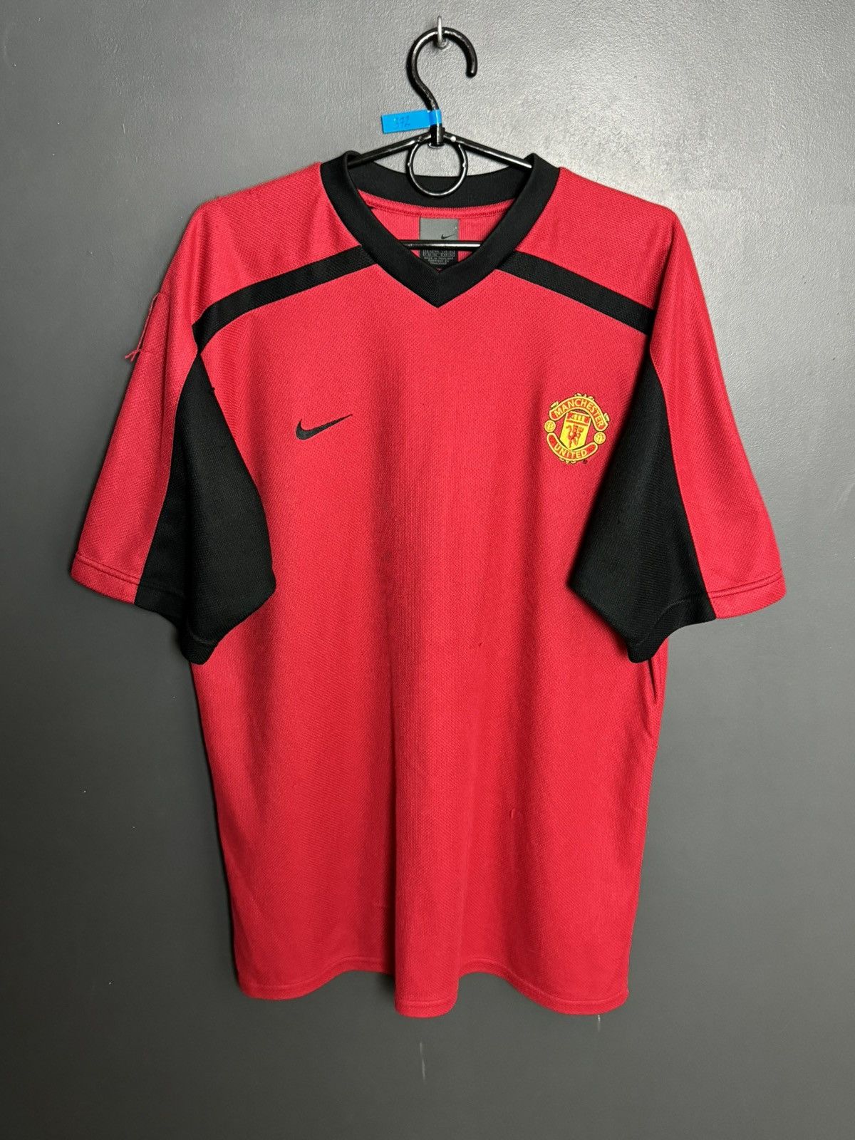 Nike Vintage Manchester United Training Football Jersey T-Shirt Size US L / EU 52-54 / 3 - 1 Thumbnail