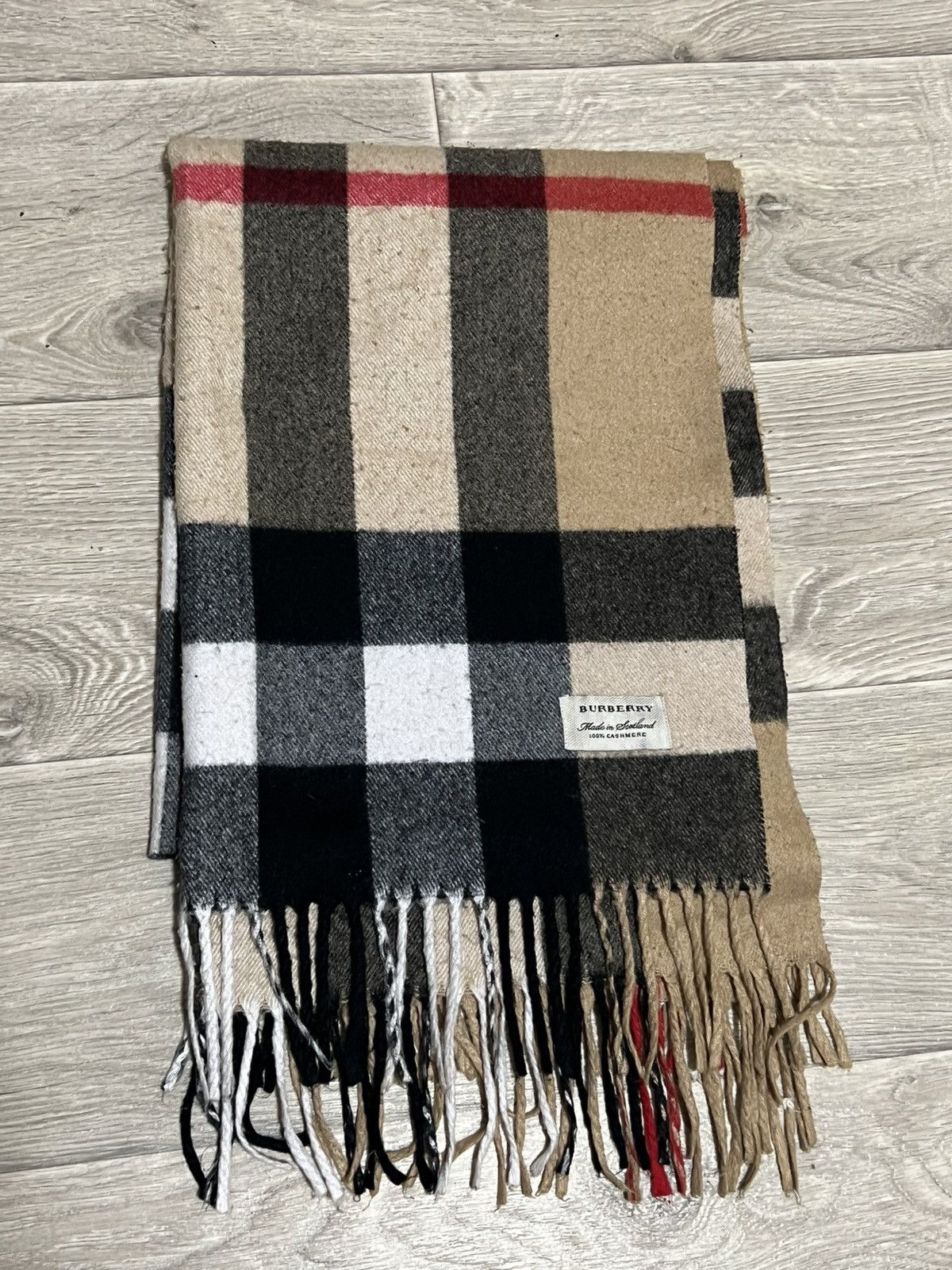 Burberry london scarf cashmere 100% Vintage