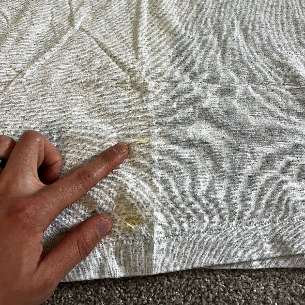 Fruit Of The Loom Vintage 90’s CBS College Tour Single Stitch T-Shirt XL Size US XL / EU 56 / 4 - 6 Thumbnail