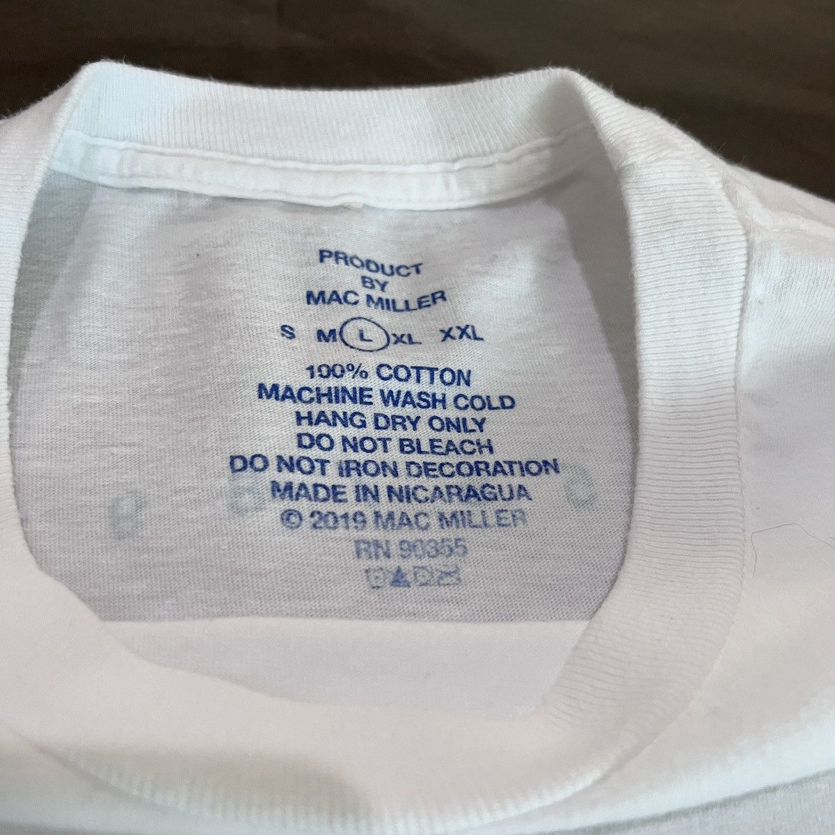 Mac Miller 2019 Mac Miller Circles Promo Tee Shirt Size L Size US L / EU 52-54 / 3 - 3 Thumbnail