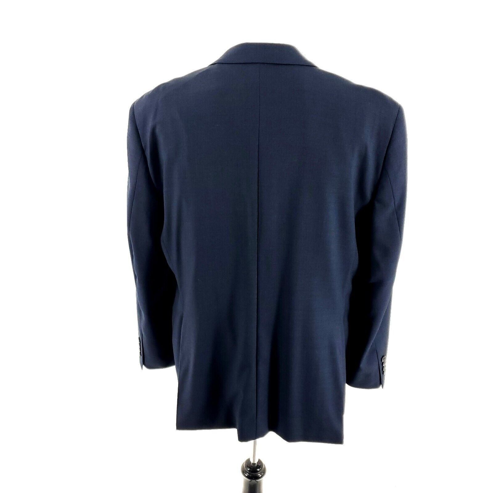 Pronto Uomo Pronto Uomo Platinum Wool 2 Button 2 Piece Suit 42S Blue 39/ Size 42S - 6 Thumbnail