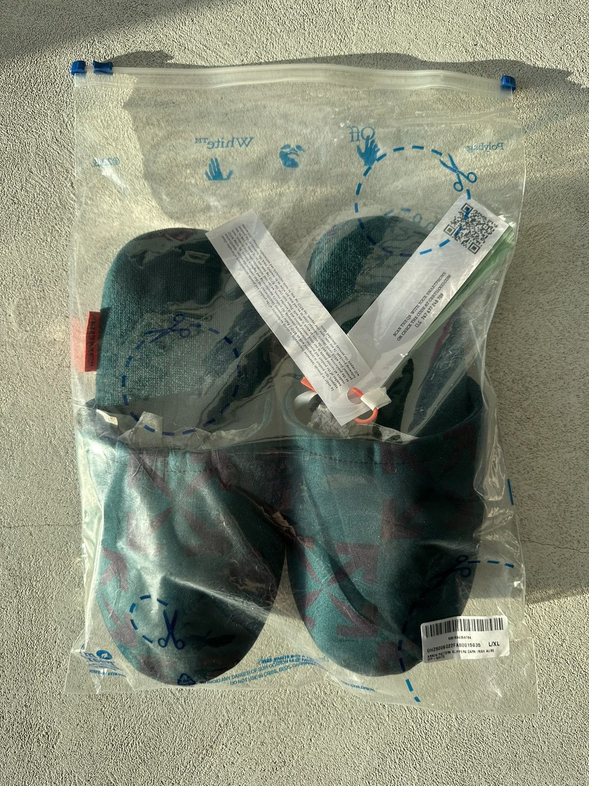 Off-White Off-White Arrow Silk Slippers Slides Green Size US 9.5 / EU 42-43 - 5 Thumbnail
