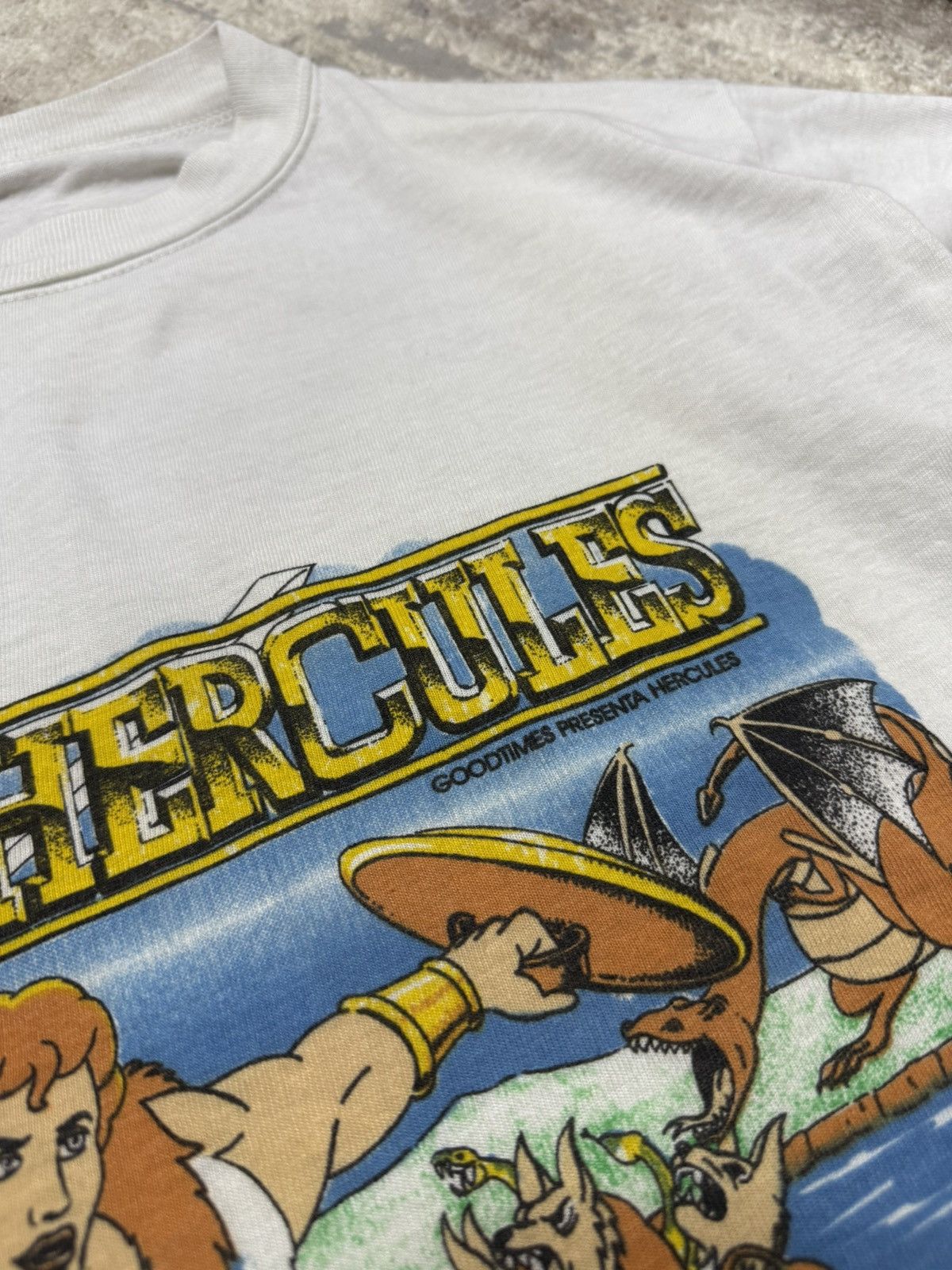 Disney Rare 1997 Disney Hercules Vintage Tee – Original Movie Promo Size US S / EU 44-46 / 1 - 3 Thumbnail