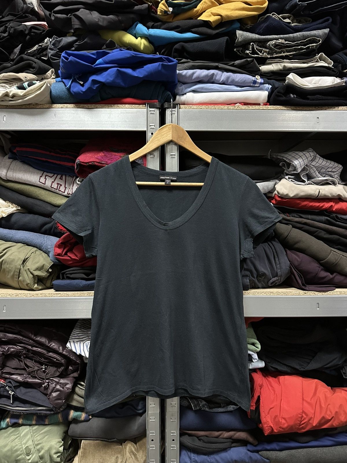 James Perse James Perse Standard Japanese Women’s Black T-Shirt Top 2 Size M / US 6-8 / IT 42-44 - 1 Thumbnail
