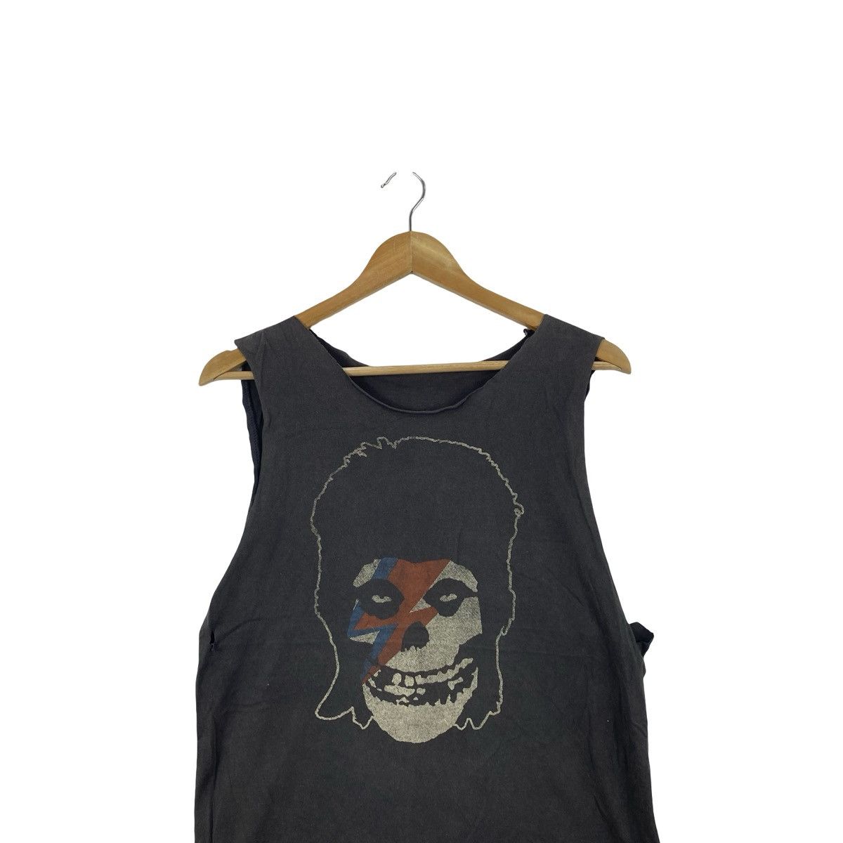 Misfits Vintage MISFITS SKULL Lightning Bolt Cut-Off Tank Top Size US S / EU 44-46 / 1 - 2 Thumbnail