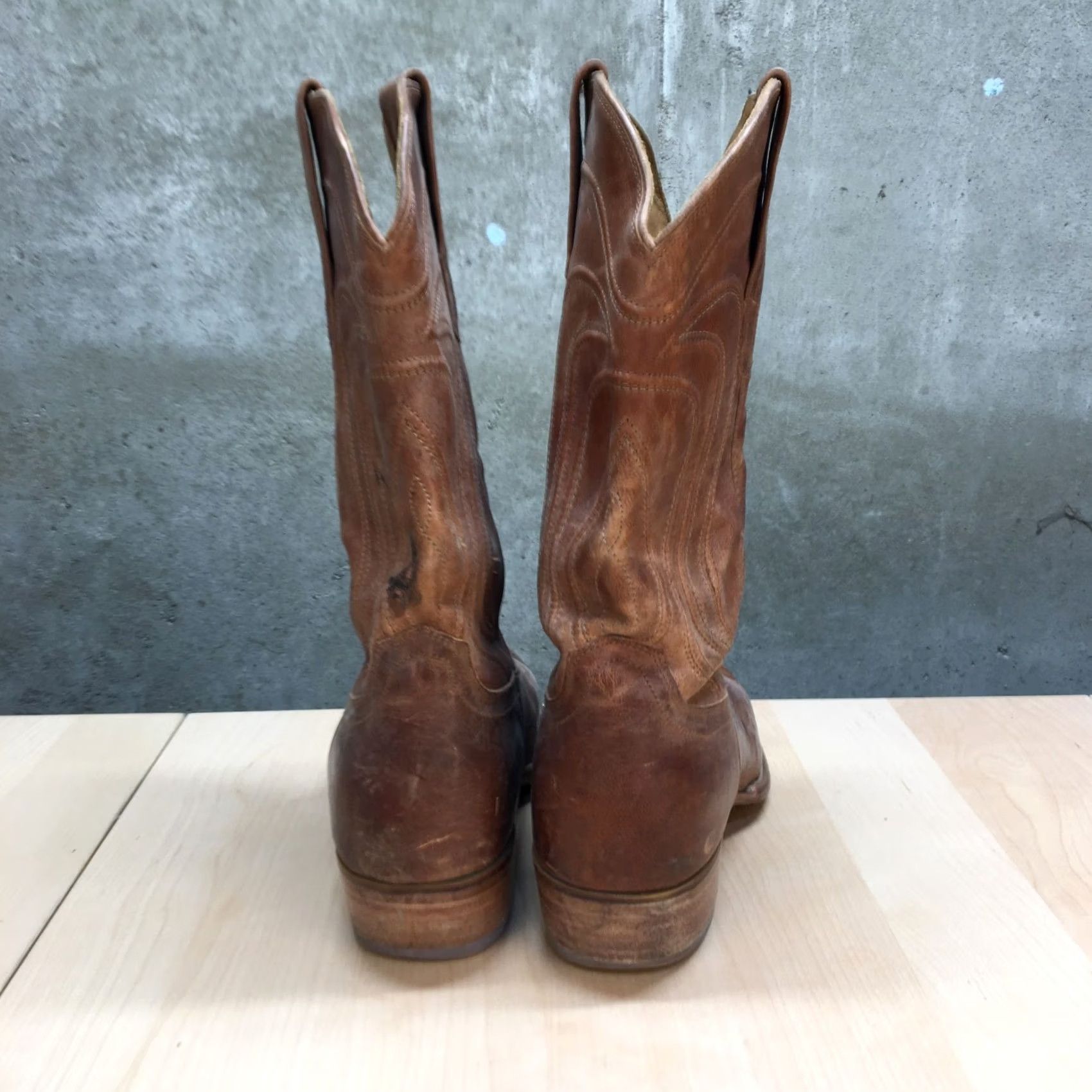 Tecovas Tecovas The Cartwright Cowboy Western Boots Mens 11.5 D Scotch Brown Cowhide Size US 12 / EU 45 - 6 Thumbnail