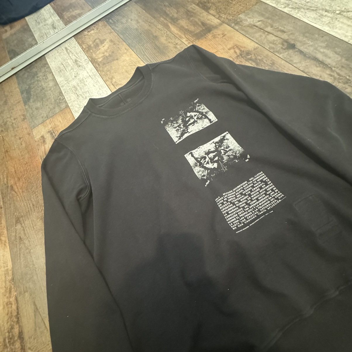 Rick Owens Drkshdw Rick Owen’s pentagram crewneck Size US S / EU 44-46 / 1 - 2 Thumbnail