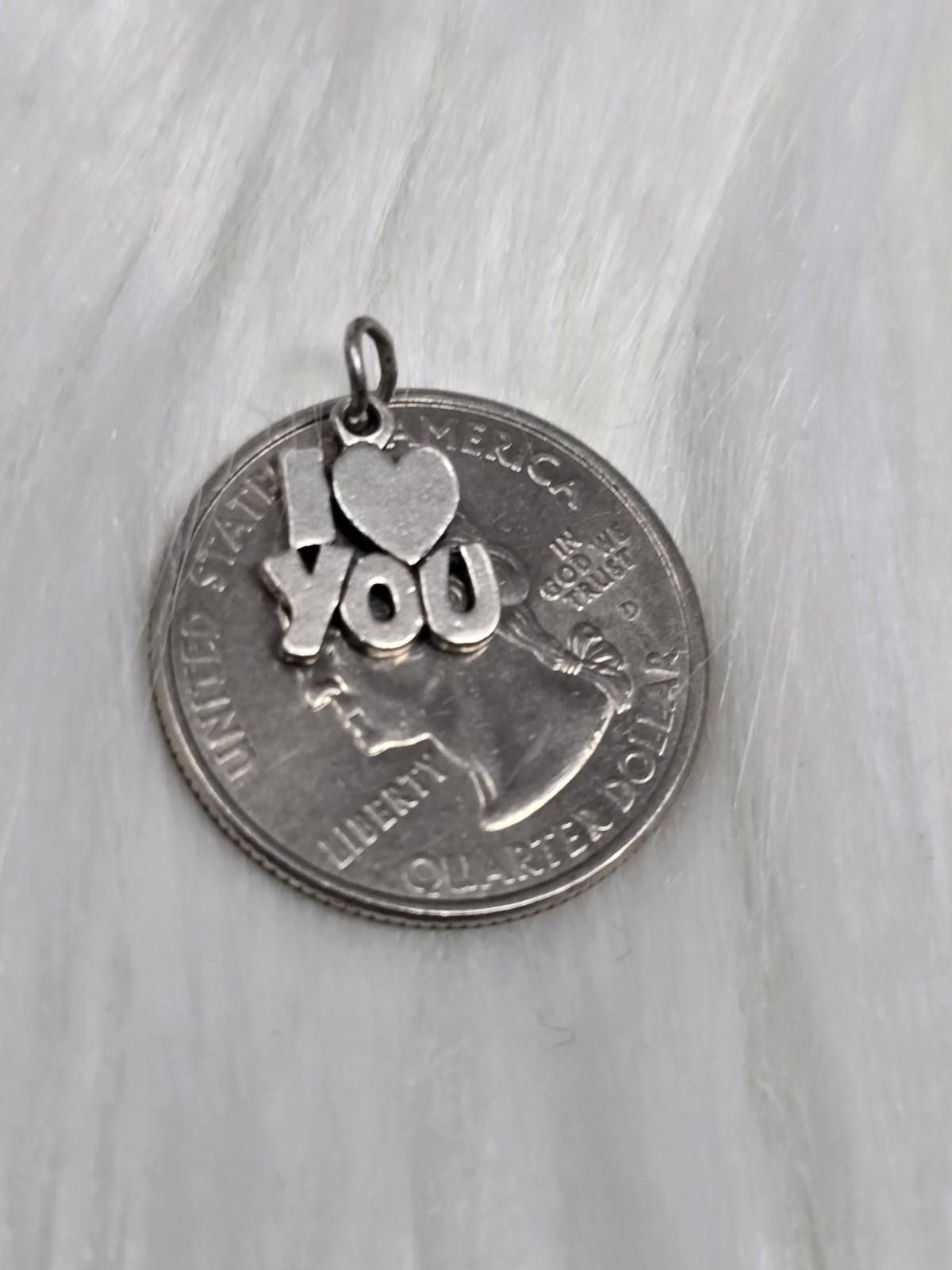 Other James Avery 925 Sterling Silver I Love You Heart Charm Size ONE SIZE - 7 Thumbnail