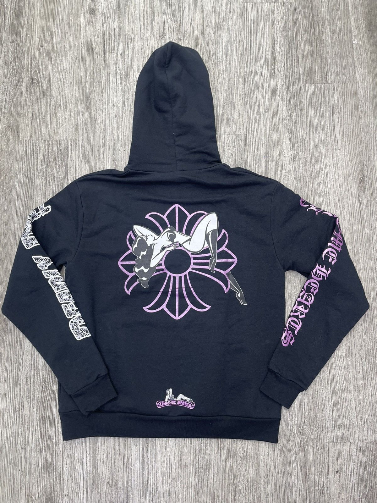 Chrome Hearts Chrome hearts hoodie (black/purple) Size US XS / EU 42 / 0 - 2 Thumbnail